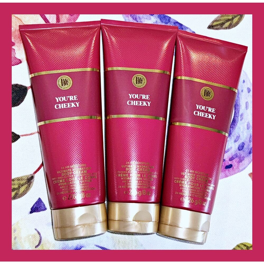 Bath & Body Works You're Cheeky 8 oz Ultimate Hydration Body Cream x3